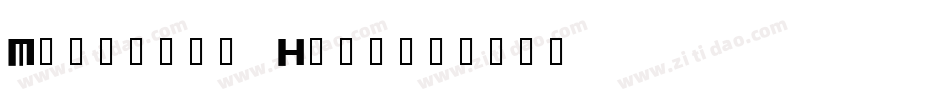 Mosherif High字体转换